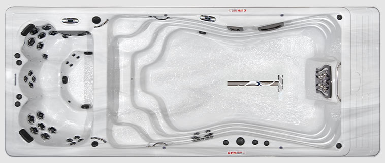 H2X Trainer 19 Deep Swim Spa.